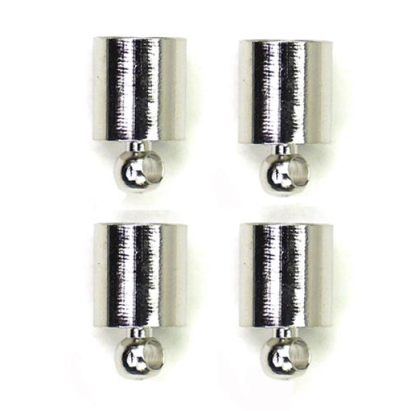 Kumihimo 045.1012 Eindkap sluiting platinum 5mm - 6 stuks (045.1012)