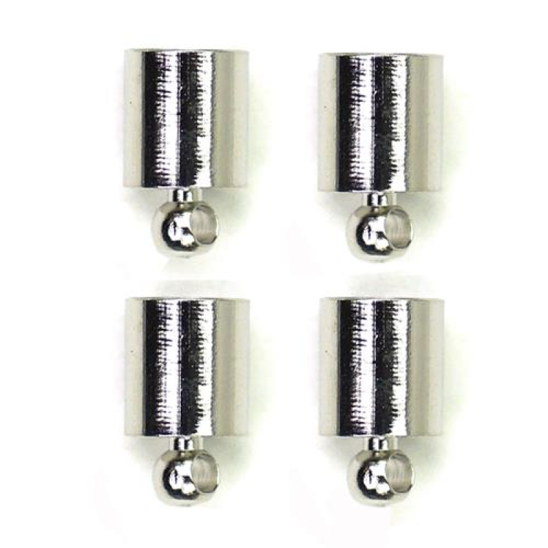 Kumihimo 045.1012 Eindkap sluiting platinum 5mm - 6 stuks (045.1012)