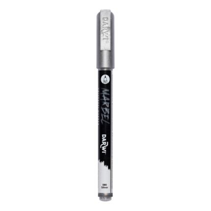 Marbel Universele marker met extra fijne spitse punt 0,7mm - Zilver (DA0233001080C)