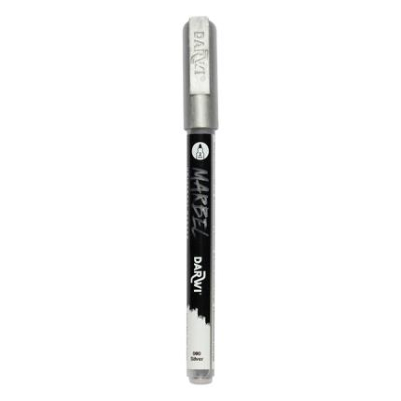 Marbel Universele marker met fijne conische punt 2mm - Zilver (DA0233002080C)