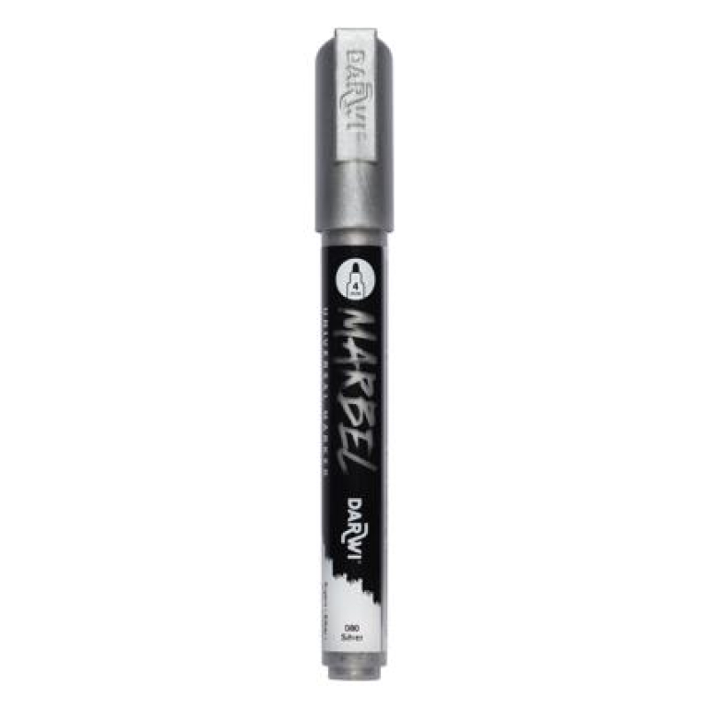 Marbel Universele marker met medium ronde punt 4mm - Zilver (DA0236004080C)