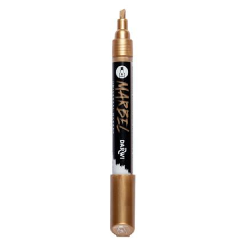 Marbel Universele marker met medium schuine punt 6mm - Goud (DA0236006050C)