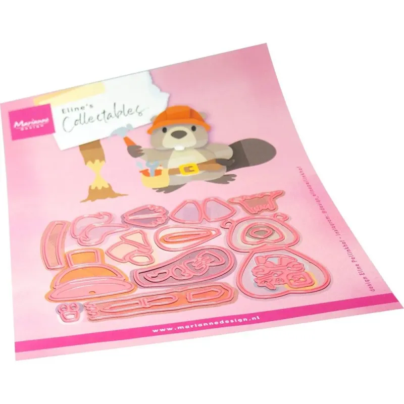 Marianne Design Collectables Dies Eline's animals Bever (COL1590)
