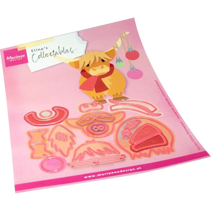 Marianne Design Collectables Dies Eline's Scottish Highlander (COL1593)