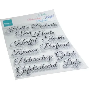 Marianne Design  Clear Stamps Elegante Wensen (CS1157)