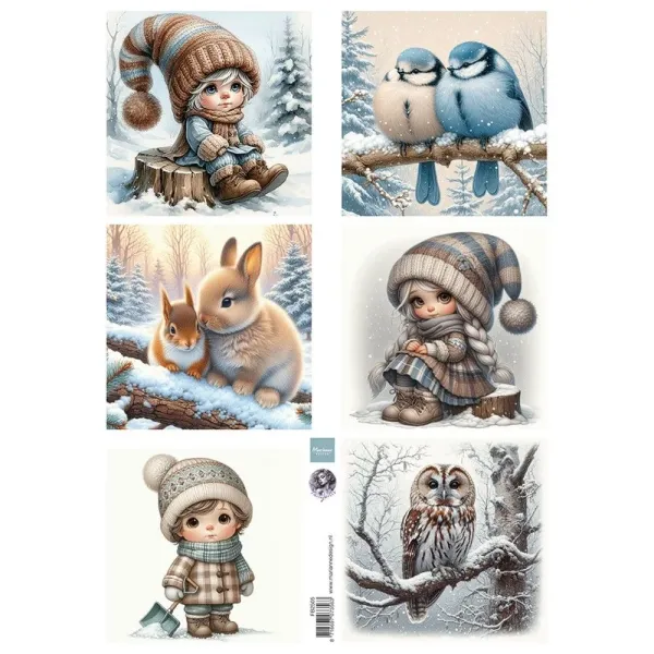 Marianne Design Decoupage Dreamy Winter By Fairybellss (FB2505)