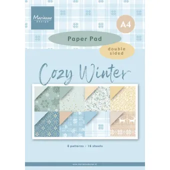 Marianne Design Cozy Winter A4 Paper Pad (PK9212)