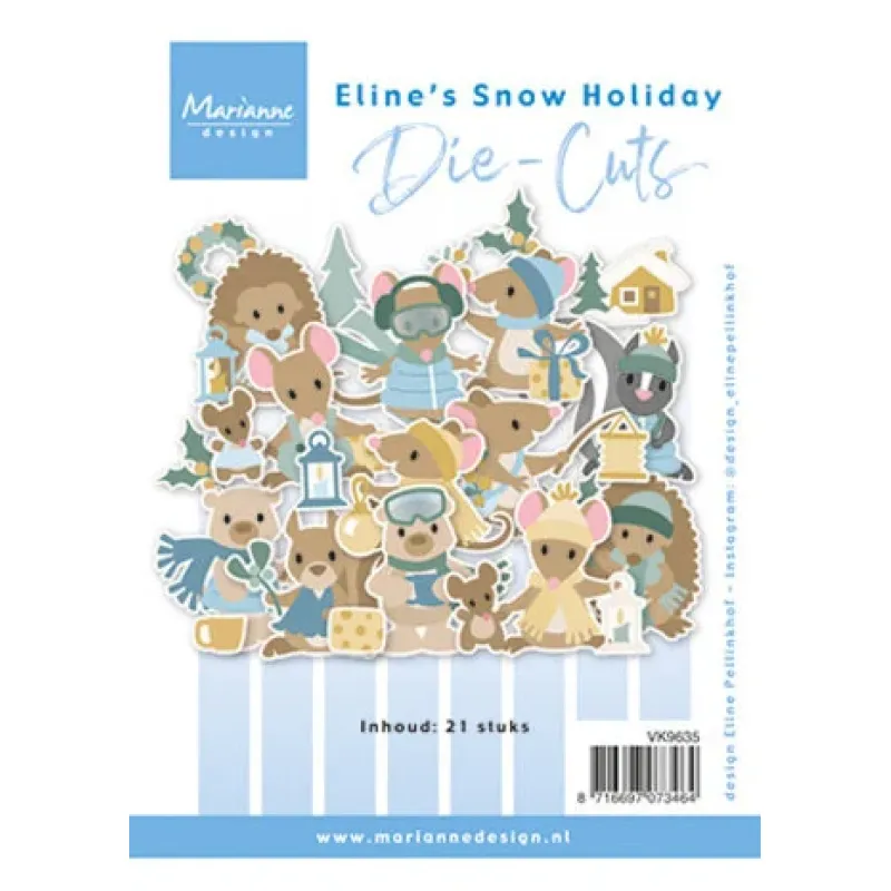 Marianne Design Die-cuts Eline's Snow Holiday (VK9635)