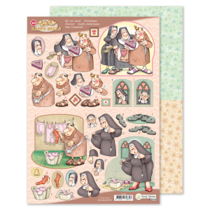 Marij Rahder Happy Bells 3D Die Cut Sheet (9.0069)