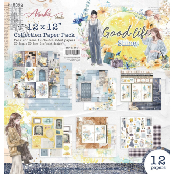 Memory Place Good Life Shine 12x12 Inch Paper Pack (MP-61369)
