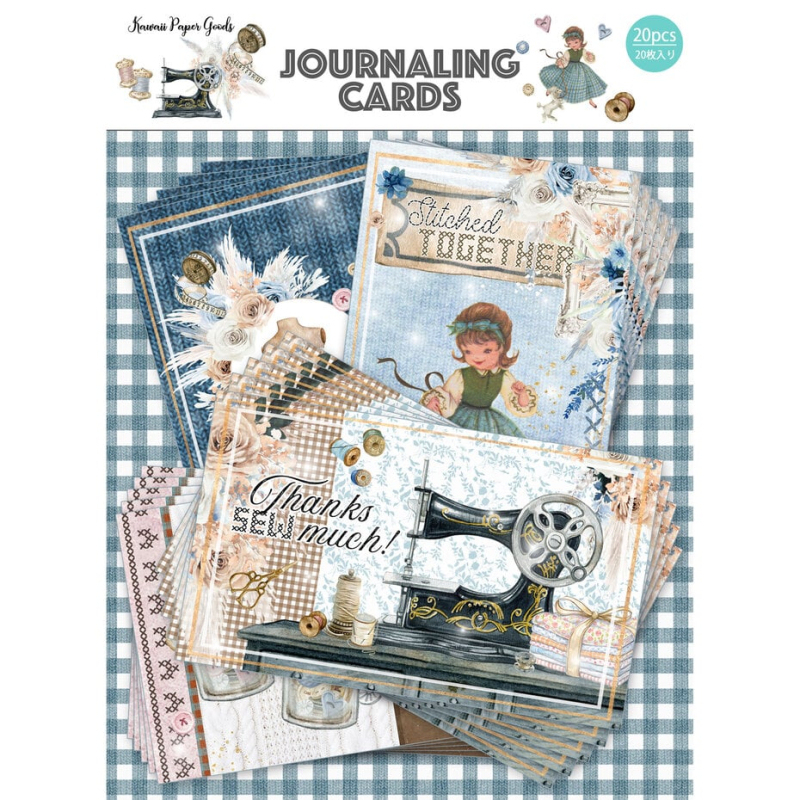 Memory Place Stitched Together Journaling Cards (MP-61421)