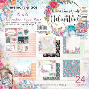 Memory Place Kawaii Paper Goods Delightful 6x6 Inch Paper Pack (MP-61354)