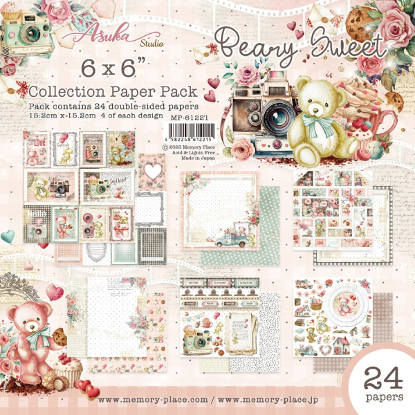Memory Place Beary Sweet 6x6 Inch Paper Pack (MP-61221)