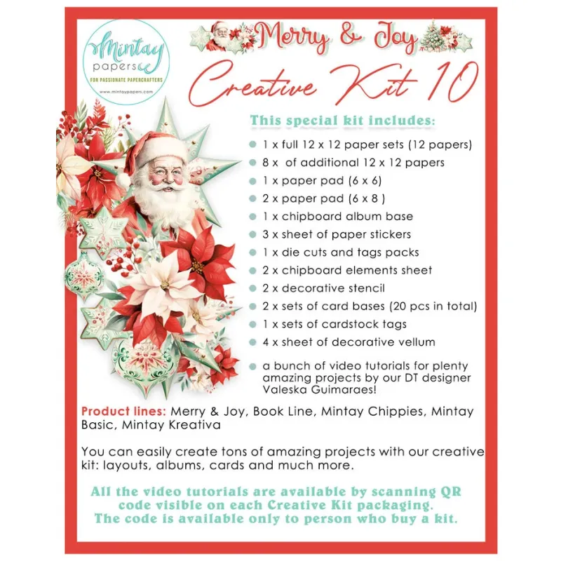 Mintay Creative Kit Merry & Joy (MT-KIT-10)