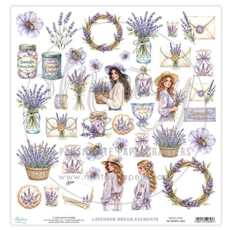 Mintay Basic 12x12 Inch Elements Lavender Dream (MT-BASIC-A06)
