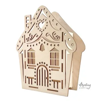 Mintay Woodies Decor Gingerbread House Box (MT-WD3-20)