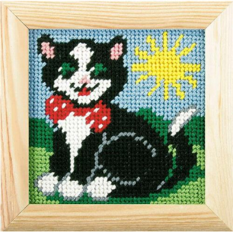 Orchidea 1497 Borduurpakket voorbedrukt stramien steelsteek 12,5x12,5 cm  (089.1497)