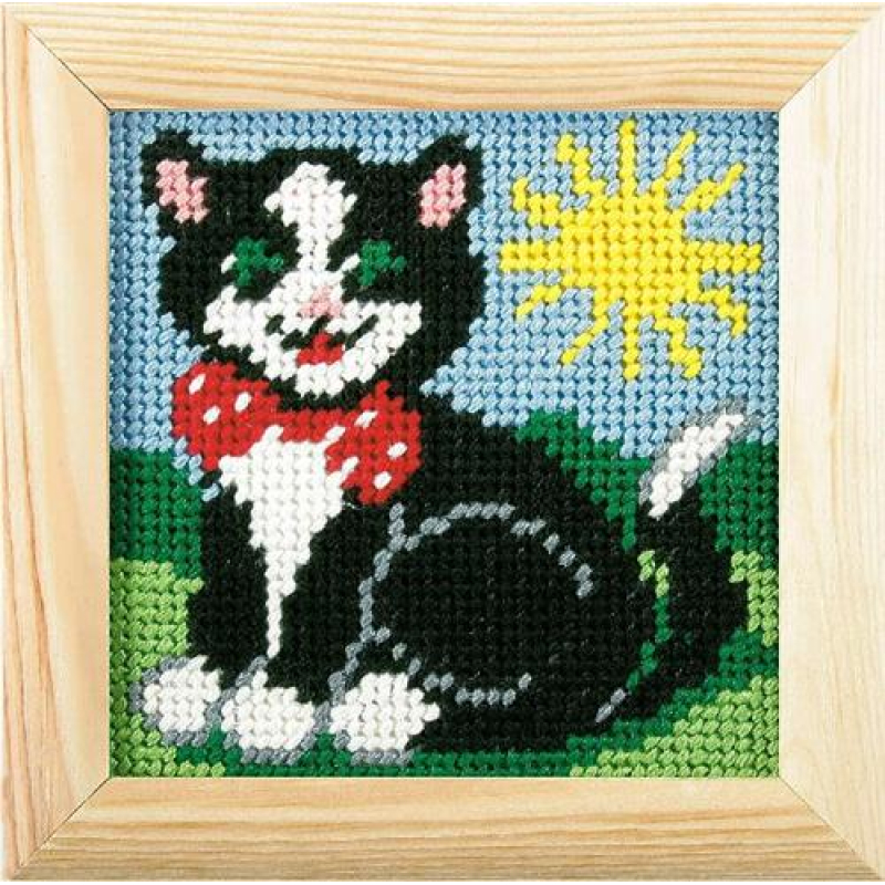 Orchidea 1497 Borduurpakket voorbedrukt stramien steelsteek 12,5x12,5 cm  (089.1497)