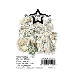 Paper Favourites Die-Cuts A7 White Wedding (17pcs) (PFD019)
