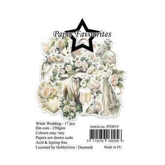 Paper Favourites Die-Cuts A7 White Wedding (17pcs) (PFD019)