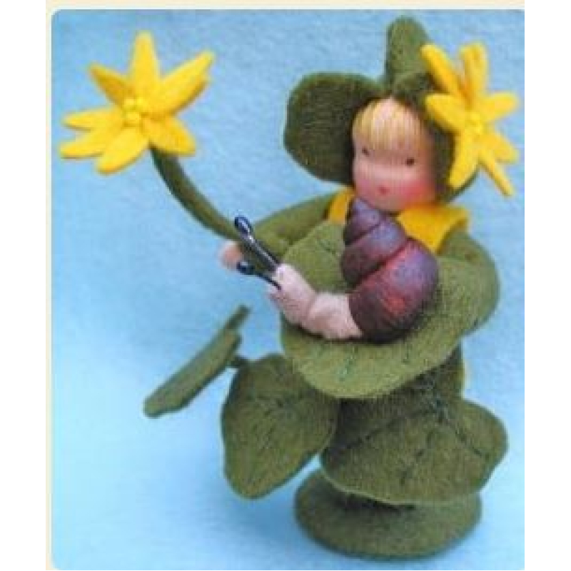 Atelier Pippilotta Vilt - bloemenkiind speenkruid PIP306