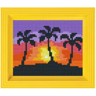 Pixelhobby Geschenkverpakking met 19 pixelmatjes – Zonsondergang (31155)