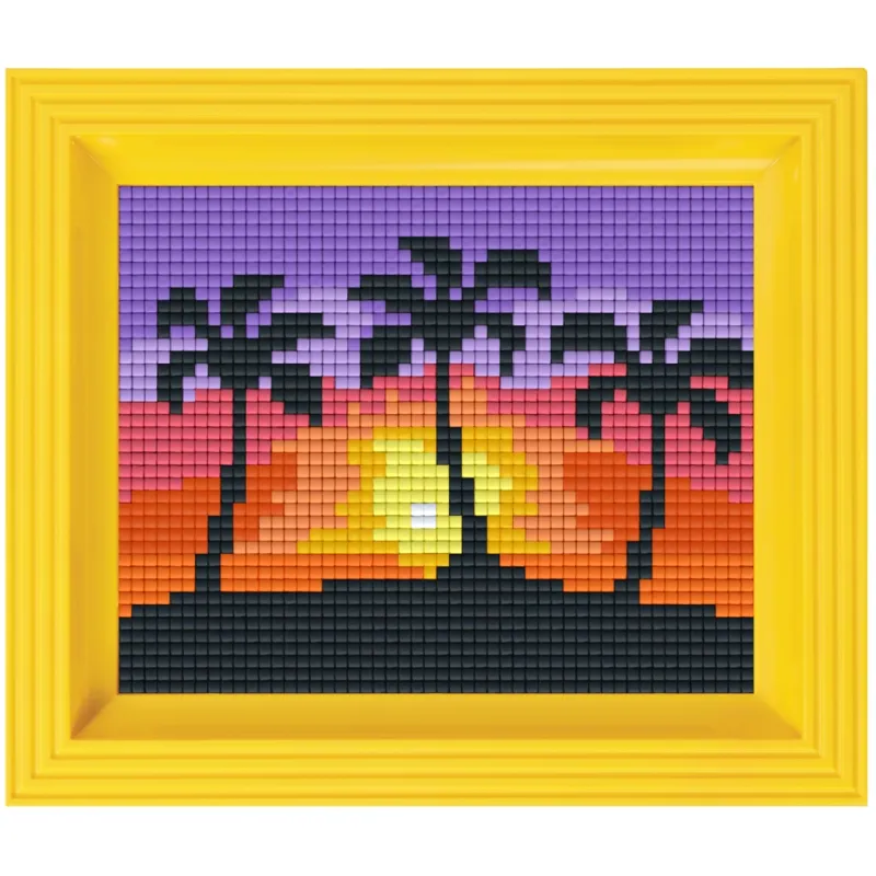 Pixelhobby Geschenkverpakking met 19 pixelmatjes – Zonsondergang (31155)