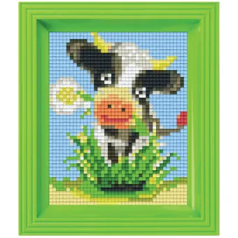 Pixelhobby Geschenkverpakking met 27 pixelmatjes – Koe (31205)