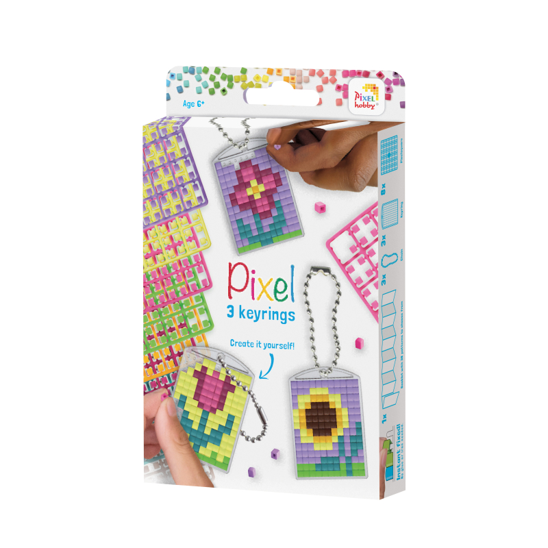 Pixelhobby Medaillon set - Bloemen (20133)
