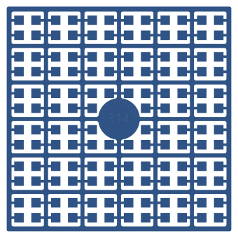 Pixelhobby Pixelmatje - kleurnummer 314 (pixel-314)