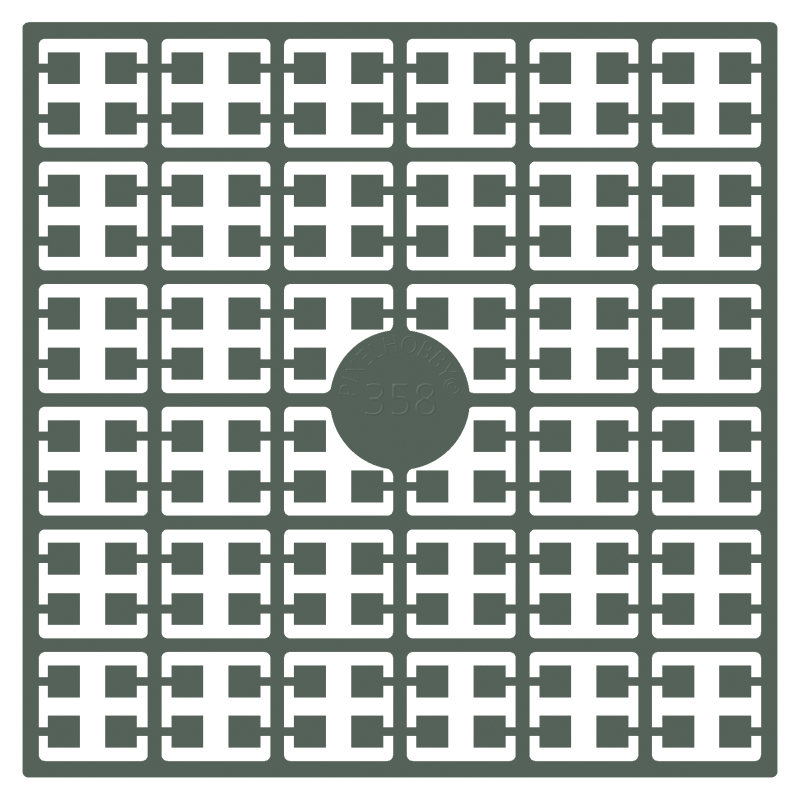Pixelhobby Pixelmatje - kleurnummer 358 (pixel-358)