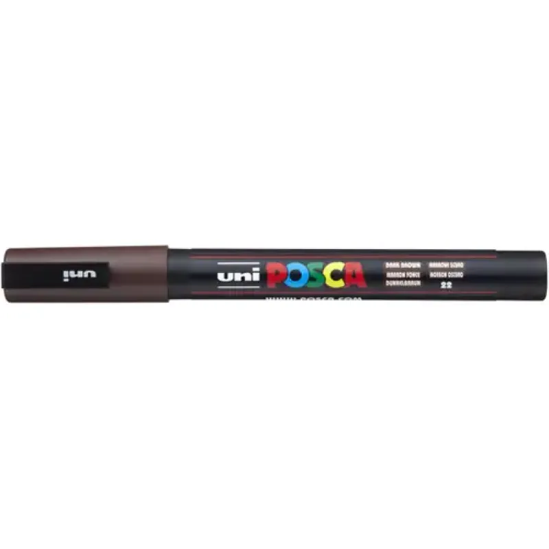 Uni Posca Verfmarker 3M Donker Bruin (PC-3M-MF)