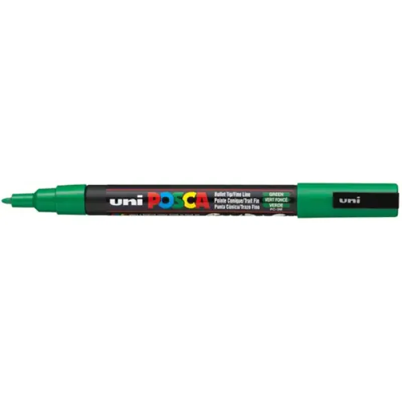 Uni Posca Verfmarker 3M Donker Groen (PC-3M-VF)