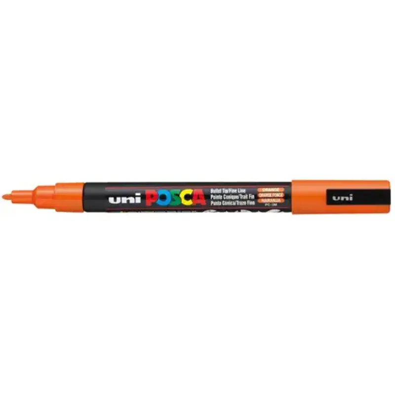 Uni Posca Verfmarker 3M Donker Oranje (PC-3M-OF)