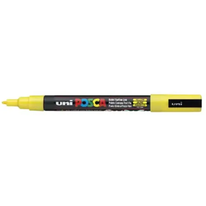 Uni Posca Verfmarker 3M Geel (PC-3M-J)