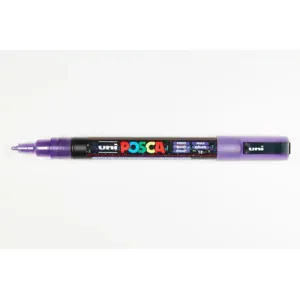 Uni Posca Verfmarker 3M Glitter Paars (PC3ML VT)