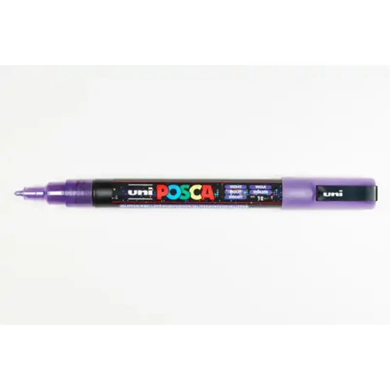 Uni Posca Verfmarker 3M Glitter Paars (PC-3M-VT)