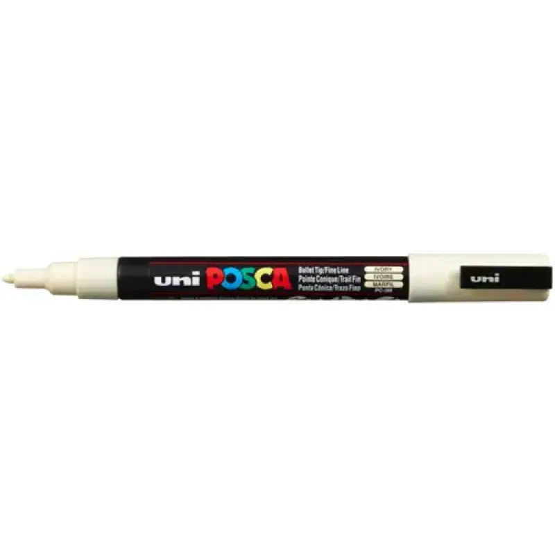 Uni Posca Verfmarker 3M Ivoor (PC-3M-I)