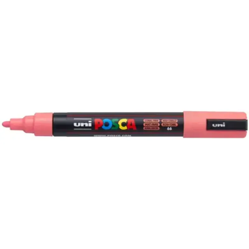 Uni Posca Verfmarker 3M Koraal (PC-3M-C)