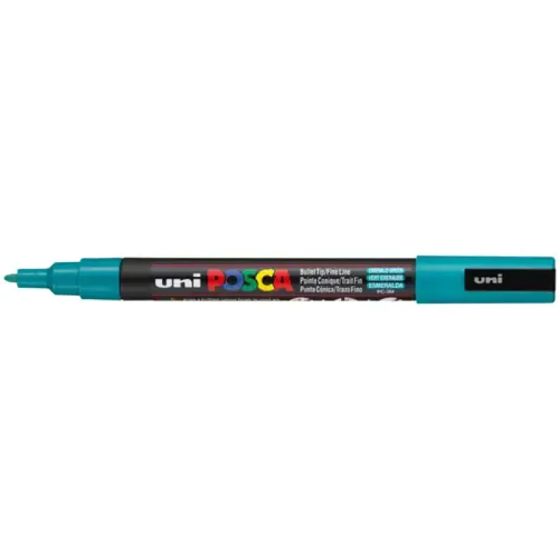 Uni Posca Verfmarker 3M Smaragd Groen (PC-3M-VEM)