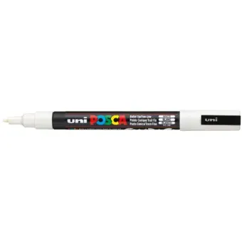 Uni Posca Verfmarker 3M Wit (PC3M BL)