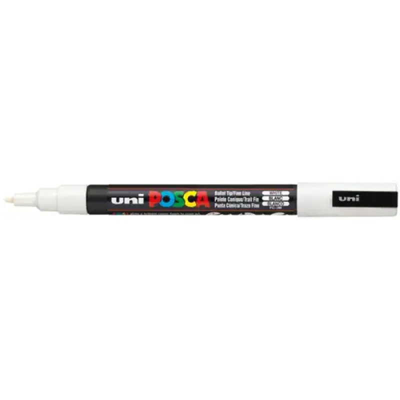 Uni Posca Verfmarker 3M Wit (PC-3M-BL)