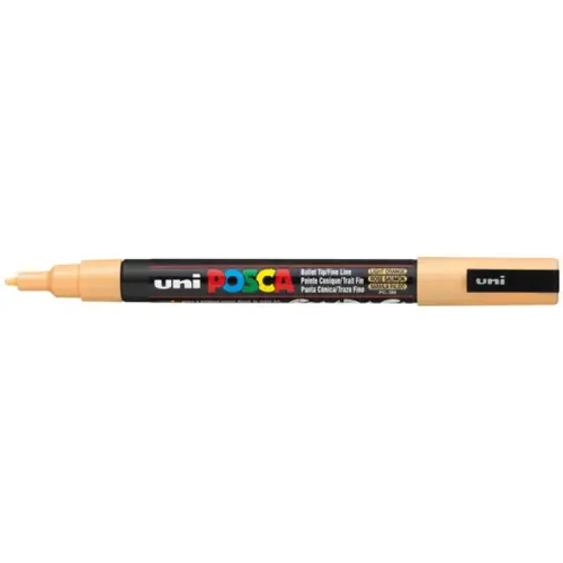 Uni Posca Verfmarker 3M Licht Oranje/Zalmroze (PC-3M-RS)