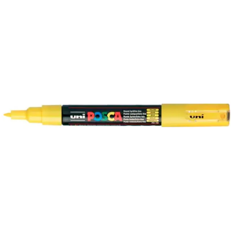 Uni Posca Verfmarker 1MC Geel (PC-1MC- J)