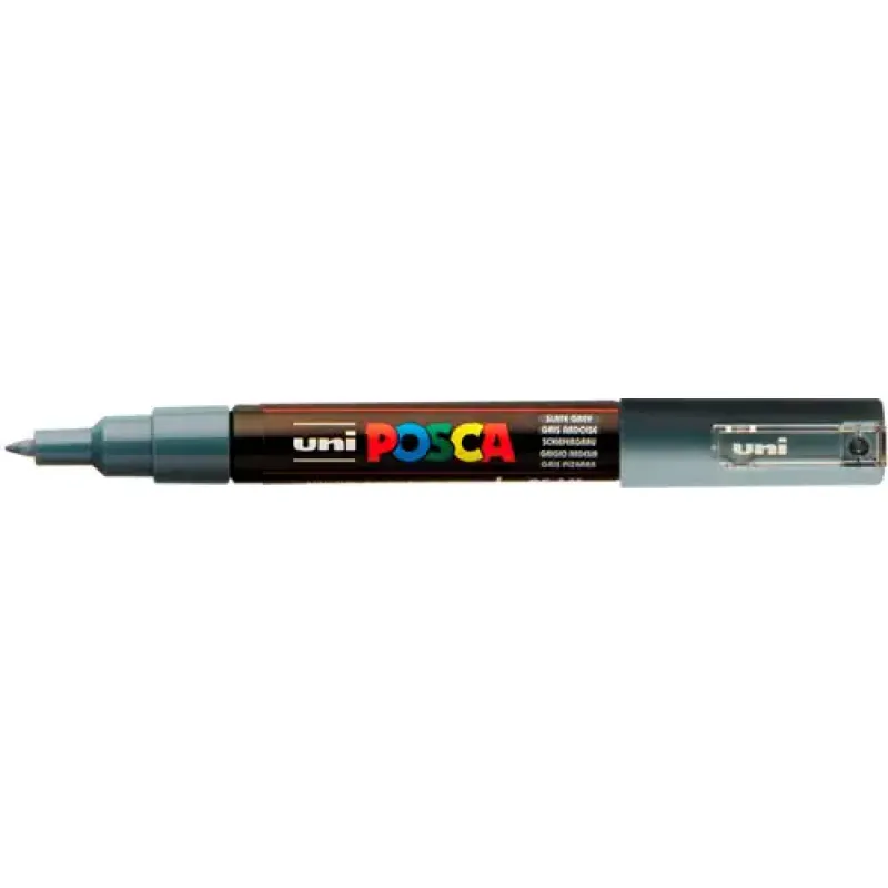 Uni Posca Verfmarker 1MC Leigrijs (PC-1MC-GA)