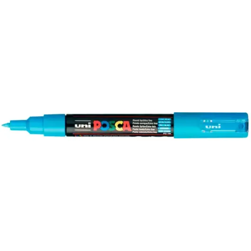 Uni Posca Verfmarker 1MC Lichtblauw (PC1MC-BC)