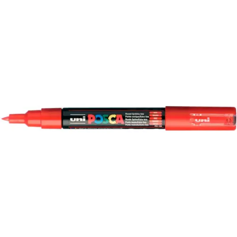 Uni Posca Verfmarker 1MC Rood (PC-1MC-R)