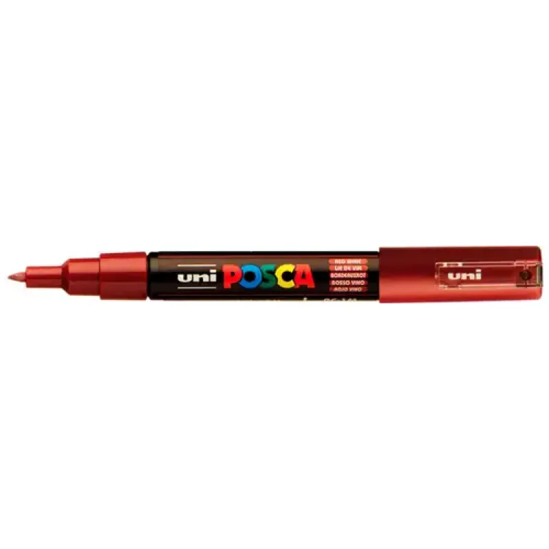 Uni Posca Verfmarker 1MC Wijnrood (PC-1MC-LV)