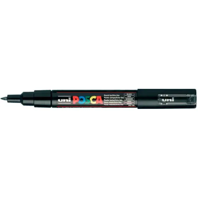 Uni Posca Verfmarker 1MC Zwart (PC-1MC-N)