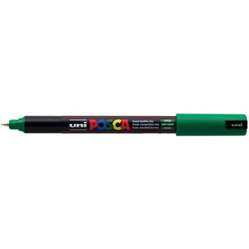 Uni Posca Verfmarker 1MR Donker Groen  (PC-1MR-VF)